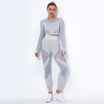 Seamless Knitted Sexy Yoga Clothing Suit