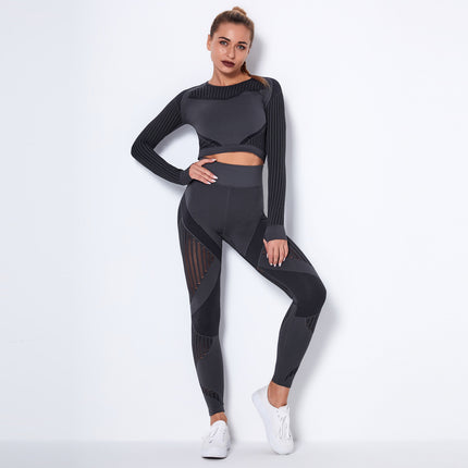 Seamless Knitted Sexy Yoga Clothing Suit