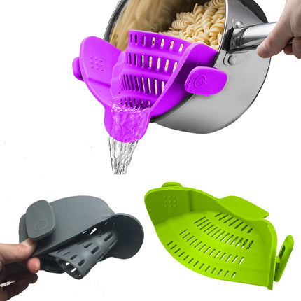 Silicone Clip-On Pot and Bowl Funnel