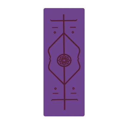 Non-Slip TPE Yoga Mat with Position Lines