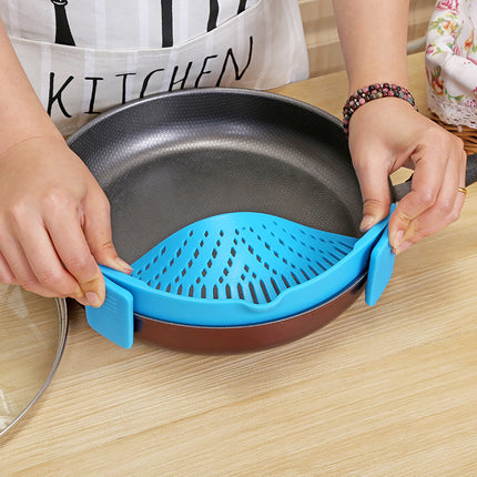 Silicone Clip-On Pot and Bowl Funnel