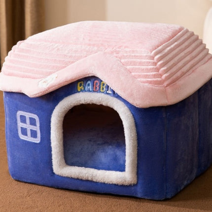 Foldable Winter Pet House Bed
