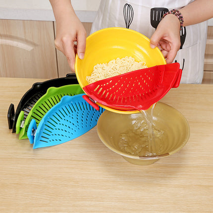 Silicone Clip-On Pot and Bowl Funnel